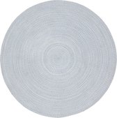 Kave Home - Portopi rond tapijt 100% PET grijs Ø 150 cm