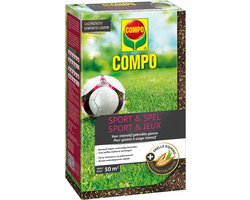 COMPO Gazonzaad Sport & Spel - voor intensief gebruikte gazons - bestand tegen veelvuldig betreden - doos 1 kg (50 m²)
