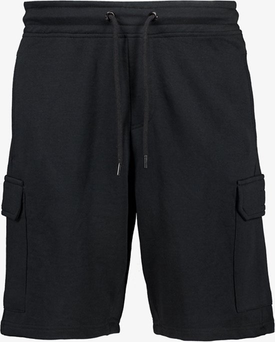 Unsigned heren cargo sweatshort zwart - Maat S