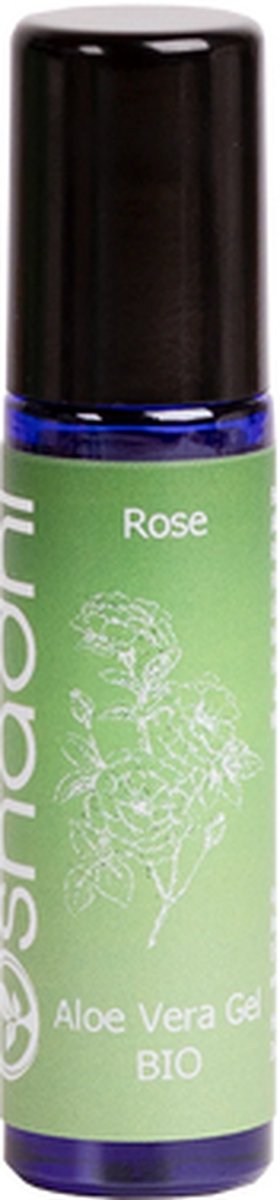 Roll-on verzorgende gel met aloe vera en roos, Oshadhi, 10 ml