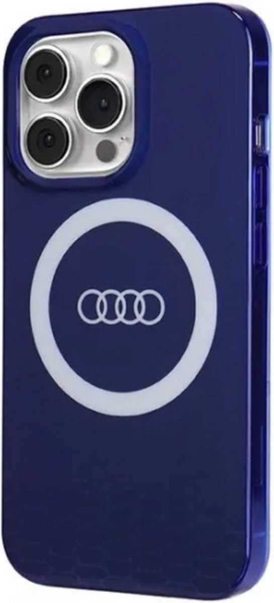 Audi IML Big Logo Back Case (MagSafe Compatible) - Geschikt voor Apple iPhone 13 Pro (6.1