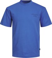 Jack & Jones T-shirt Jprblasanchez Branding Tee Crew Nec 12245400 Palace Blue Mannen Maat - L