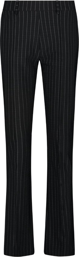 Tramontana Q09-09-101 Trousers Travel Pinstripe Black