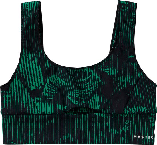 Mystic Leia Athletic Bikini Top - 240220 - Black / Green - 40
