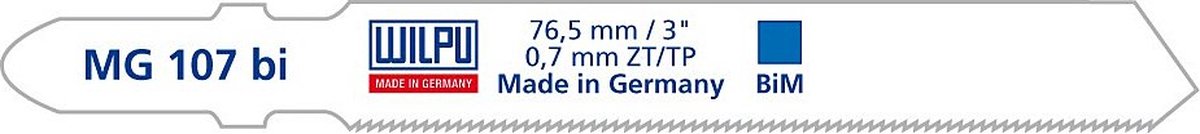 Decoupeerzaagbladen Bosch T118GF - Geschikt voor Metaal - MG 107 BI (set van 5)