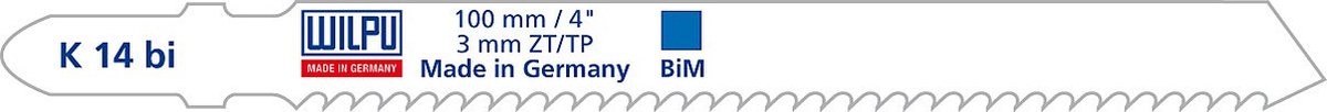 Decoupeerzaagbladen Bosch T127DF - Geschikt voor Metaal - K14 BI (set van 5)