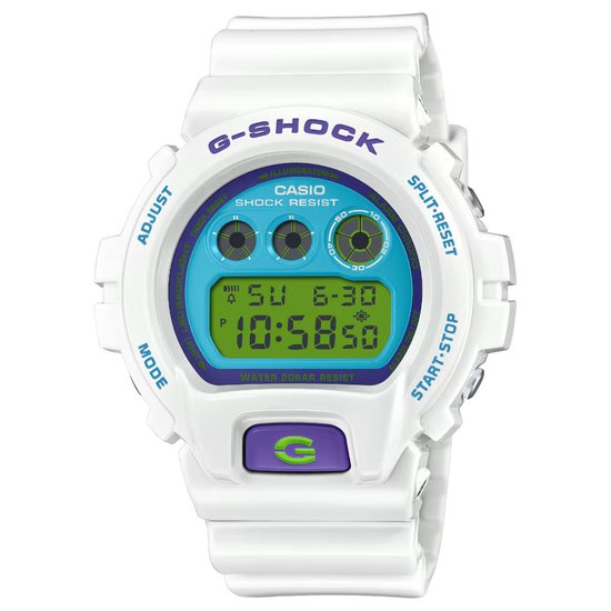 Montre Casio G-Shock DW-6900RCS-7ER - Plastique - Wit - Ø 48 mm