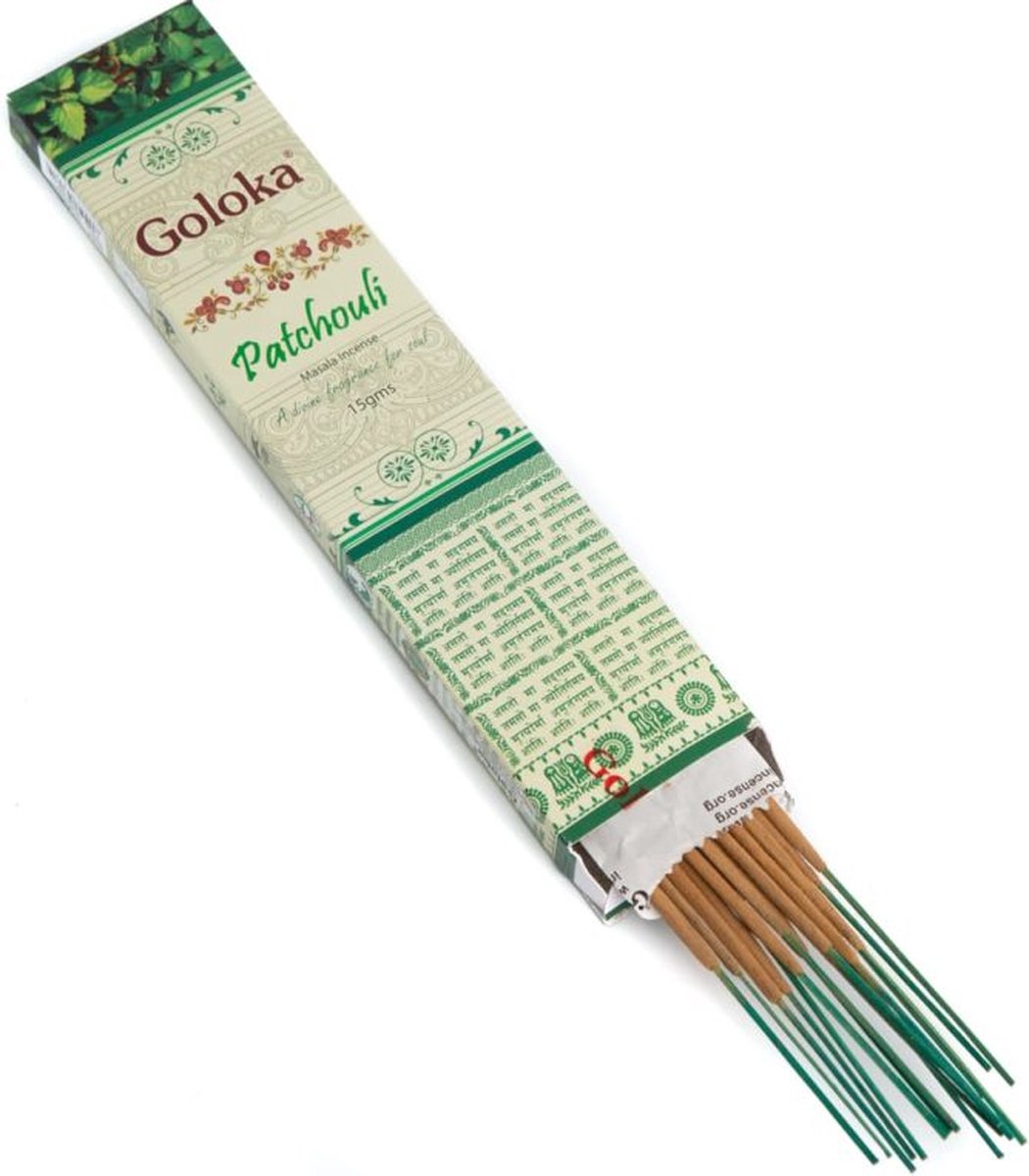Goloka Patchouli Wierook (1 pakje) Beige