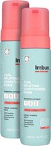 IMBUE Curl Uplifting Conditioning Foam Voordeelverpakking - Haarmousse Voor Krullend Haar & Coils - Verzorgt, Fixeert & Creërt Volume - Vegan, Siliconen- & Sulfaatvrij - 2 x 200 ml