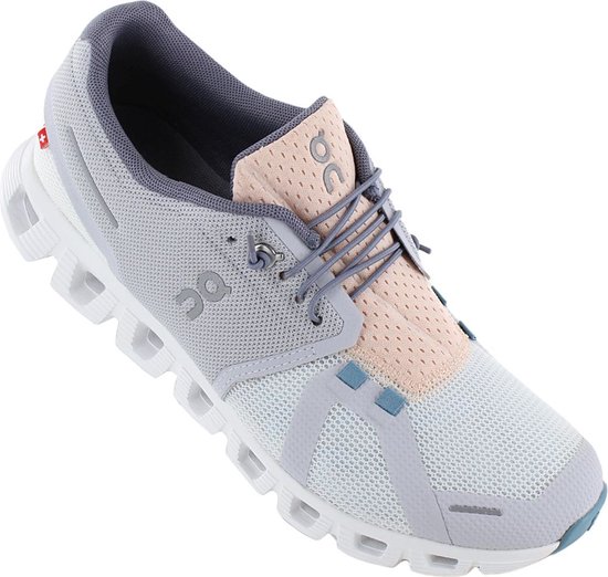 ON Running Cloud 5 Push Dames Schoenen Trainers Glacier Undyed White 69.98353 Maat. bol