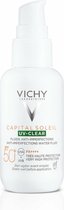 Vichy Capital Soleil UV Clear Crème solaire visage anti-imperfections SPF50+ - 40ml - pour peaux grasses à tendance acnéique