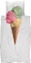 SNURK Ice cream - Dekbedovertrek - Lits-jumeaux - 140x200/220 cm + 1 kussenslopen 60x70 cm
