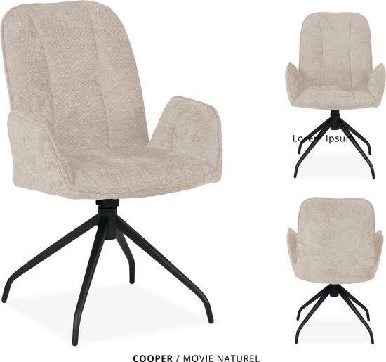 MX Sofa Eetkamer stoel Cooper | kleur: Natural
