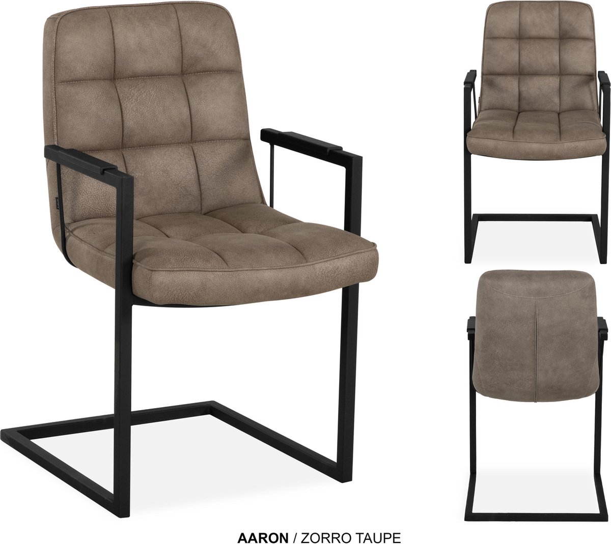 MX Sofa Eetkamer stoel Aaron | kleur: Taupe