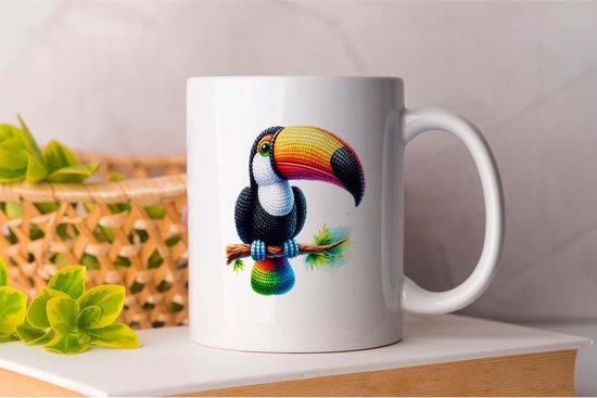 Mug Toucans peluche - Mignon - Cadeau - Cadeau - Adorable - Doux - Charmant - Adorable - Doux - Câlin - Sympa