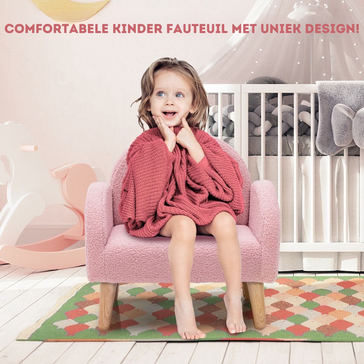 Trendmix Trendmix Teddy Kinderfauteuil - afbeelding 4