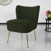 Fauteuil canapé 1 personne Teddy green chair