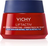 Vichy Liftactiv B3 Crème de Nuit Teint Soirée - Pour tous types de peaux - Enrichie en Rétinol pur et Niacinamide - 50 ml