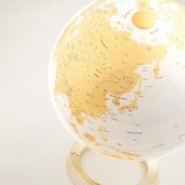 Globe Bright Goud 30cm diameter kunststof voet met verlichting