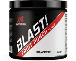 XXL Nutrition - Blast! - Fruit Punch - Pre-Workout Poeder Met Cafeïne Citruline Malaat Beta-Alanine Taurine Arginine AKG - 300 g