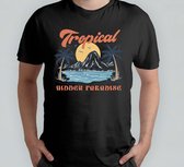 Tropical Hidden Paradise - T Shirt - VintageSummer - RetroSummer - SummerVibes - Nostalgic - VintageZomer - RetroZomer - NostalgischeZomer