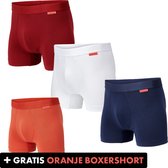 Undiemeister Koningsdag Pakket - Boxershort - Boxershort heren - Ondergoed - Onderbroek mannen - Gemaakt van Mellowood - Boxer briefs - Multicolour - 4-pack - 3XL