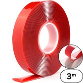 Dubbelzijdig tape transparant - montagetape - nano tape dubbelzijdig - gekko tape - dubbelzijdig plakband - 12 mm x 1 mm x 3 meter
