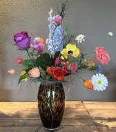 Seta Fiori - Voorjaars boeket - Kunst bloemen - 75cm. -