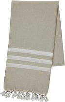 Hamamdoek Bala Sultan Beige - 180x100cm - strandlaken - sneldrogende saunahanddoek - zwemhanddoek - sneldrogende handdoeken - saunadoek