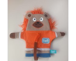 Handpop Lief Oranje Leeuw Voetbal Holland Nederlands Elftal - Voetbal - Oranje voetbal EK voetbal 2024 - EK voetbal versiering - Europees kampioenschap voetbal