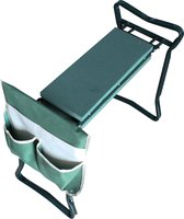 Bol.com St. Helens Home & Garden - Tuinkrukje Kniebankje - Groen - Met kussen & Tasje aanbieding