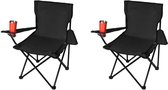 Bol.com Yar Simplechair - Campingstoel - Inklapbaar Visstoel - Vouwstoel - Comfortabel - Opvouwbaar Stoel - Max. 120 KG - 2 stuks aanbieding