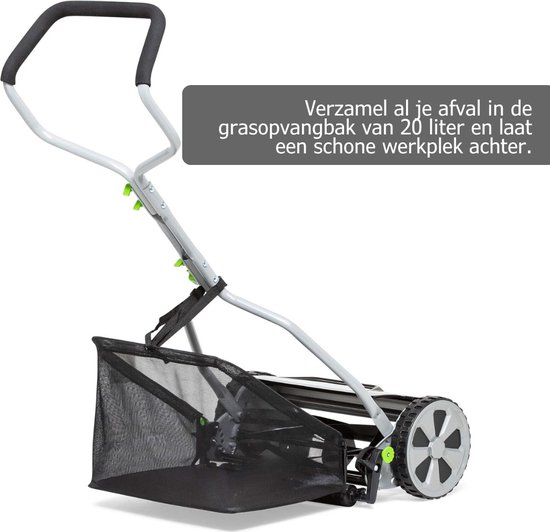 Handcilindermaaier 40 cm met 20 liter opvangzak - Ergonomisch en Stil van WOLF-Garten — afbeelding 4