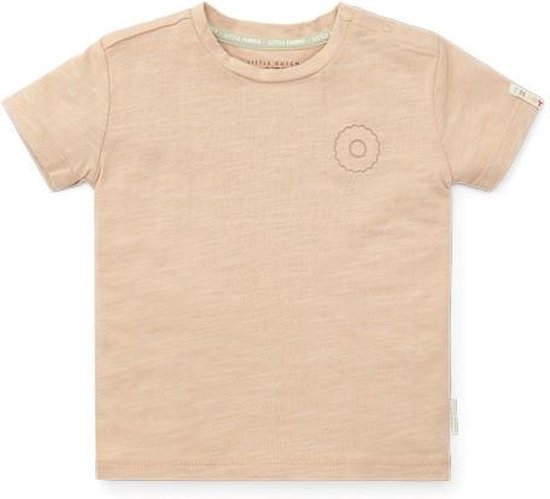 Little Dutch t shirt farm beige maat 104