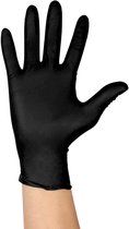 Nesto's Nitril Wegwerp Handschoenen 10x100 stuks - Latexvrij - Poedervrij - Niet steriel - Onderzoekshandschoenen - Medisch - Plastic - Maat L - Zwart - Voordeelverpakking 10x 100 stuks