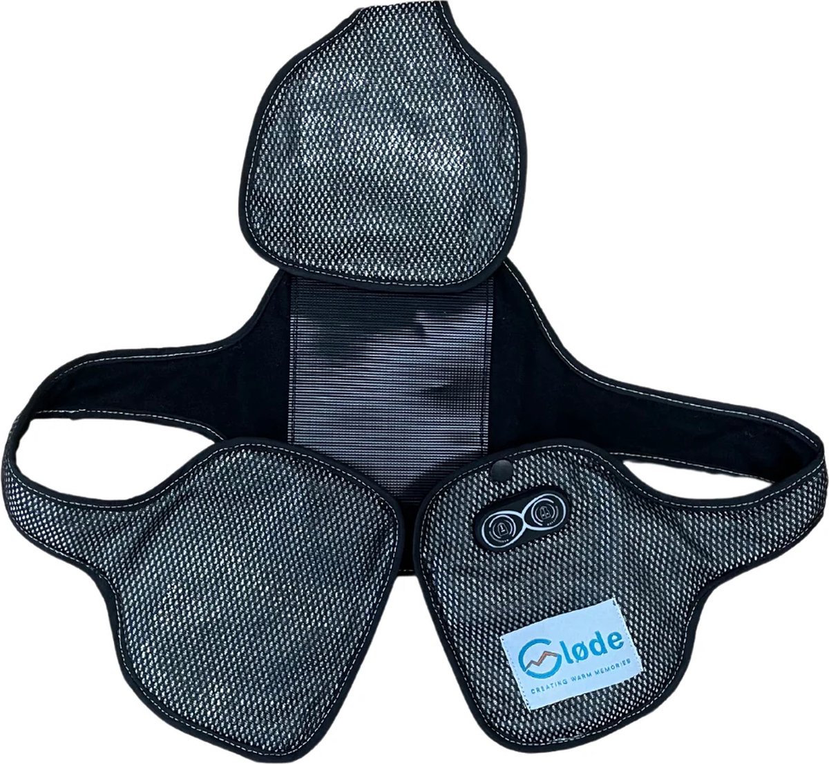 Gløde Øney Elektrische Verwarming Universeel Jas Vest Incl. Powerbank Zwart