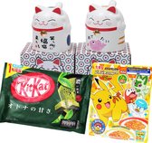 Cadeau de Noël - Japonaises Lucky Cat - Snack Pokémon - Chocolat JP Kawaii - Cadeau de Saint-Valentin - Cadeau d'anniversaire