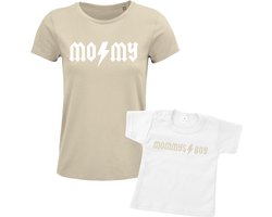 Matching shirt Moeder & Zoon | Mommy Boy | Moederdag cadeau | Dames Maat S Zoon Maat 104