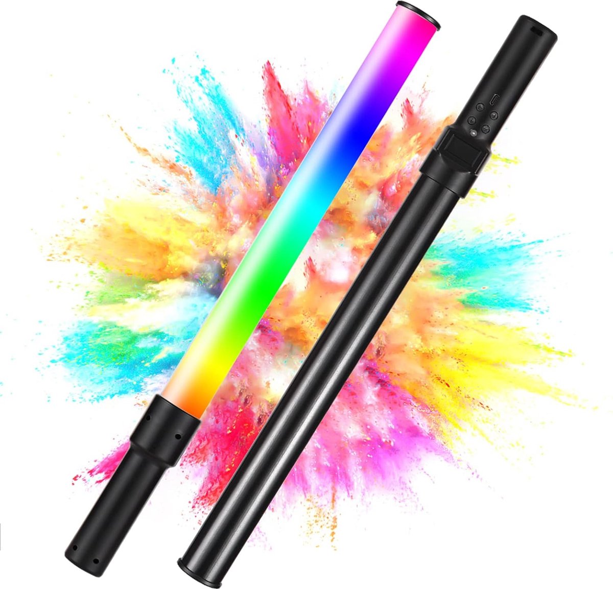 Kleurrijke Streaming Lamp met Lichteffecten - Ingebouwde Portretfotografie - RGB Verlichting - Professionele Livestream Accessoire