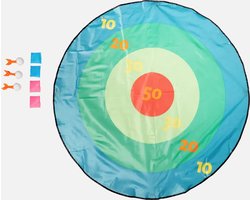 Buitenspel Darten - Kinderspeelgoed - 135cm diameter - +6 jaar - Met drie pijlen - Actieve bezigheid - Vakantie - Spelen