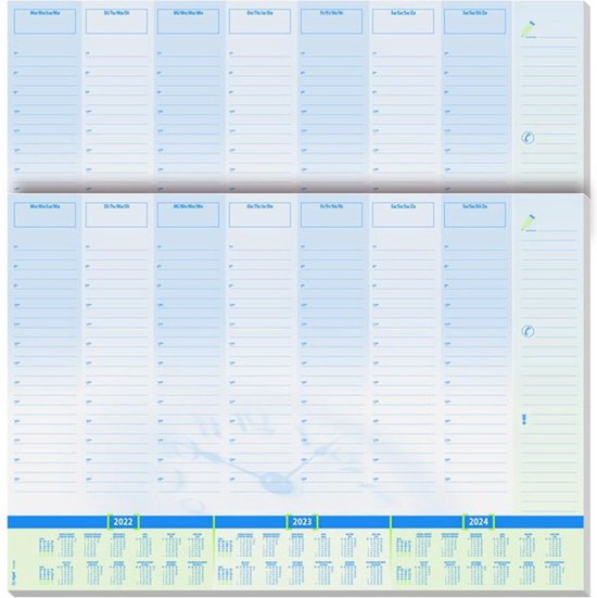 Sigel Weekplanner Inspire A4 liggend met GRATIS bureauonderlegger