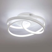 Goeco plafondlamp - 30cm - Medium - LED - 40W - 4500LM - 6500K - koel wit licht - persoonlijkheid ringplafondlamp - voor plafond, woonkamer, slaapkamer, hal, keuken
