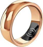 Smart Ring Gezondheid Monitor Voor Mannen Vrouwen Bluetooth Bloeddruk Hartslag Slaap Hardlopen Sporten Monitoren Ip68 Waterdicht Voor IOS Android 22MM Rose Gold