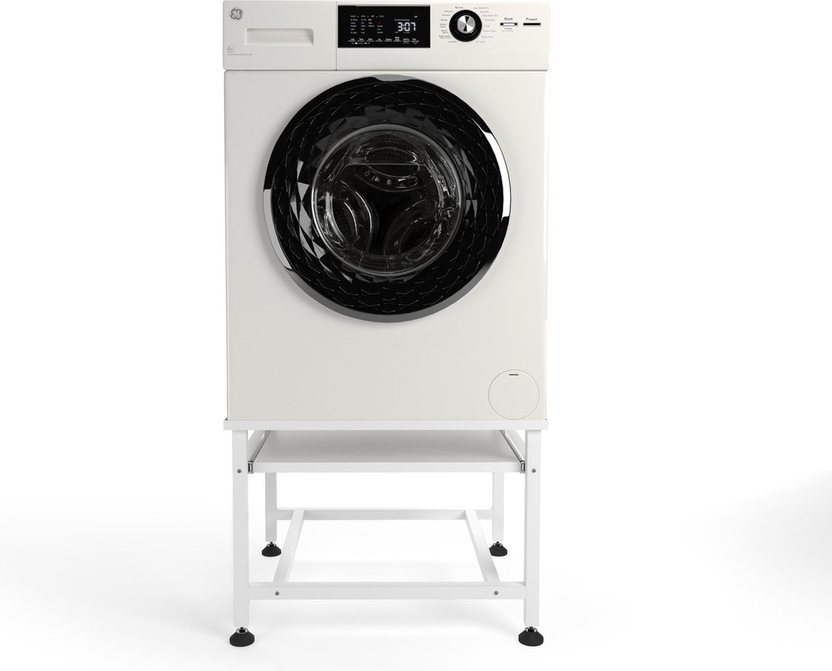 Wasophoogte® Wasmachine verhoger - Wasmachine opbouwmeubel - Wasmachine sokkel - 45 cm hoog - Wit - Universeel thumbnail 5