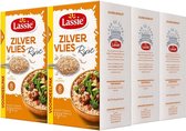 Lassie Zilvervliesrijst Voordeelverpakking - 6 x 750 Gram Multipack Rijst - Zilvervlies Rijst - Bruine Rijst - 8 Minuten Koken - 100% volkoren Rijst - Glutenvrij