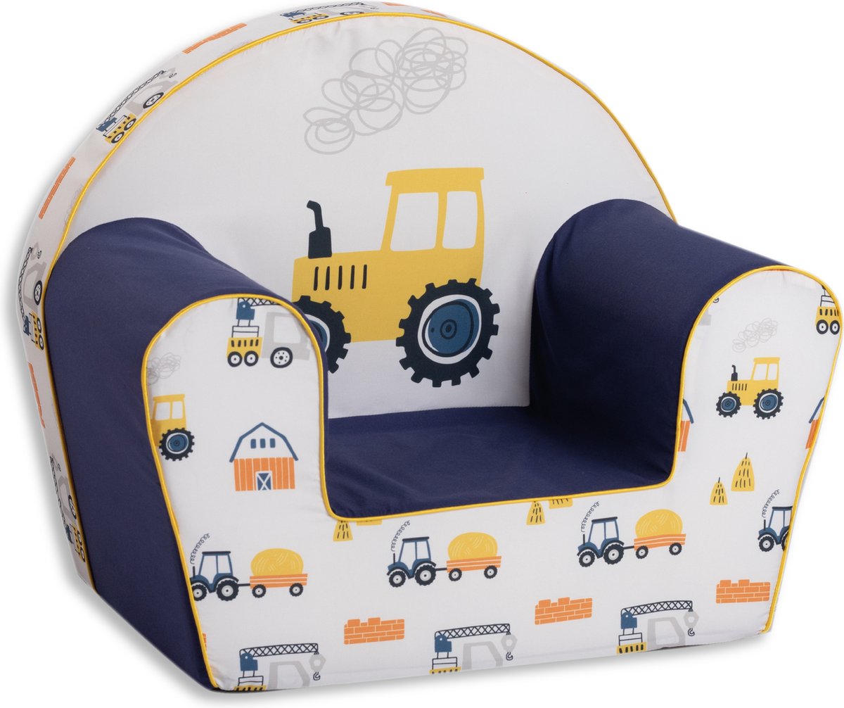 Peuterstoel trekker - tractor - kinderbank - kindersofa - kinderzetel - 1 jaar - kinderfauteuil - Gomoor
