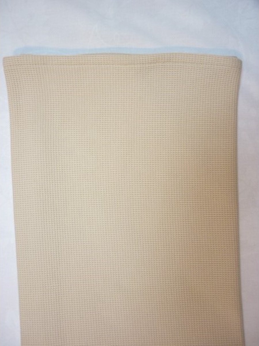 Oogappel Tricot Wafel Zomer Deken Kinderwagen Wieg 60x70cm-Beige