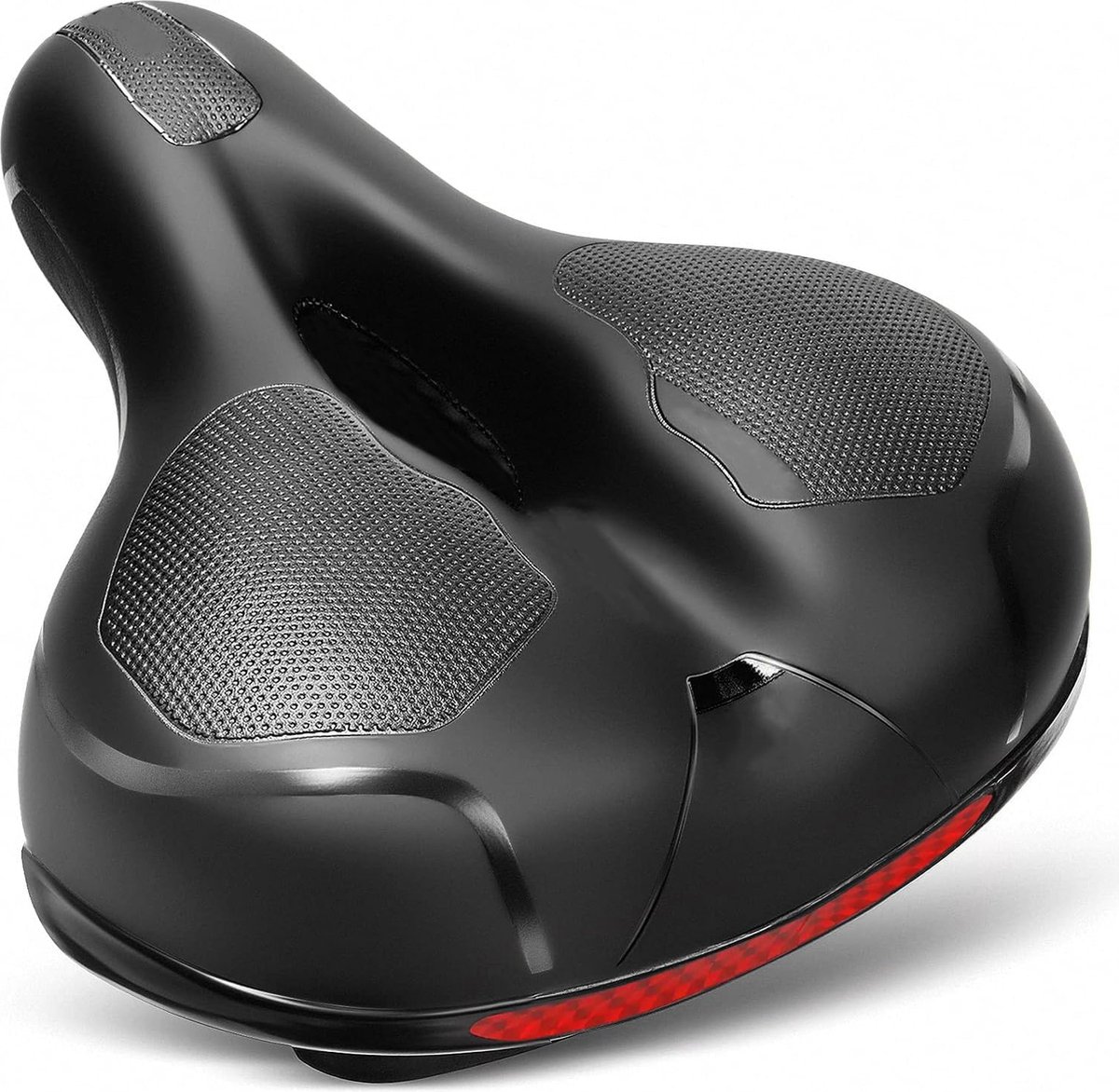 Selle De Vélo VTT En Cuir Rembourré Gel - Homme/Femme - Professionnelle
