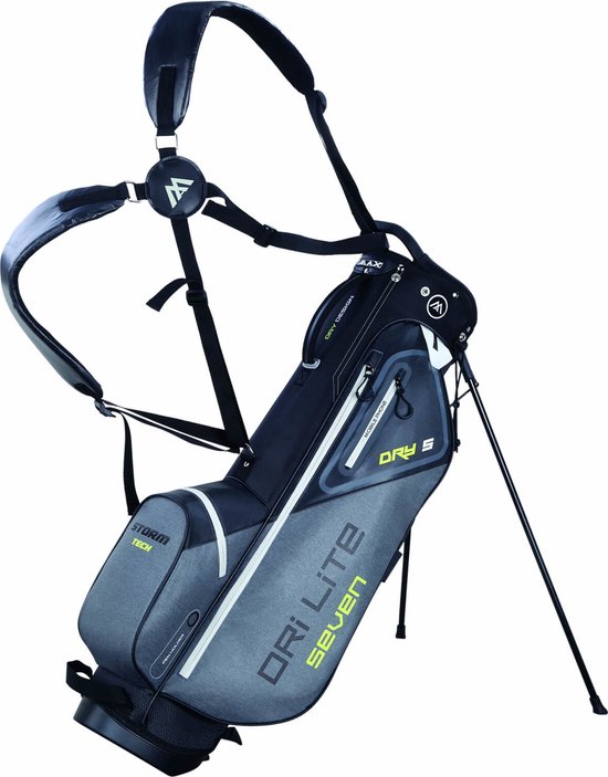 Big Max DriLite Seven 2.0 Sac de golf étanche Standbag, gris/lime