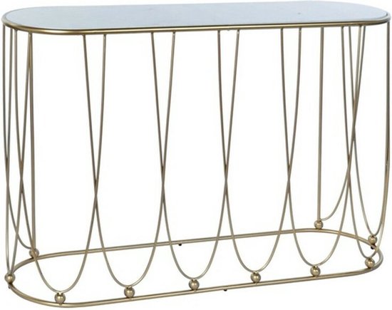 Console DKD Home Decor Gouden Metaal Marmer 115 x 35 x 78 cm